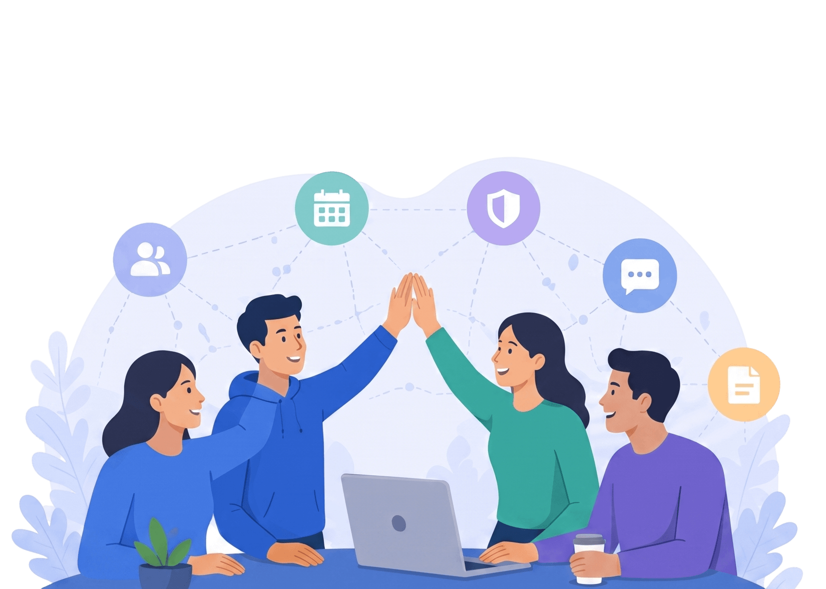 GroupHub Illustration
